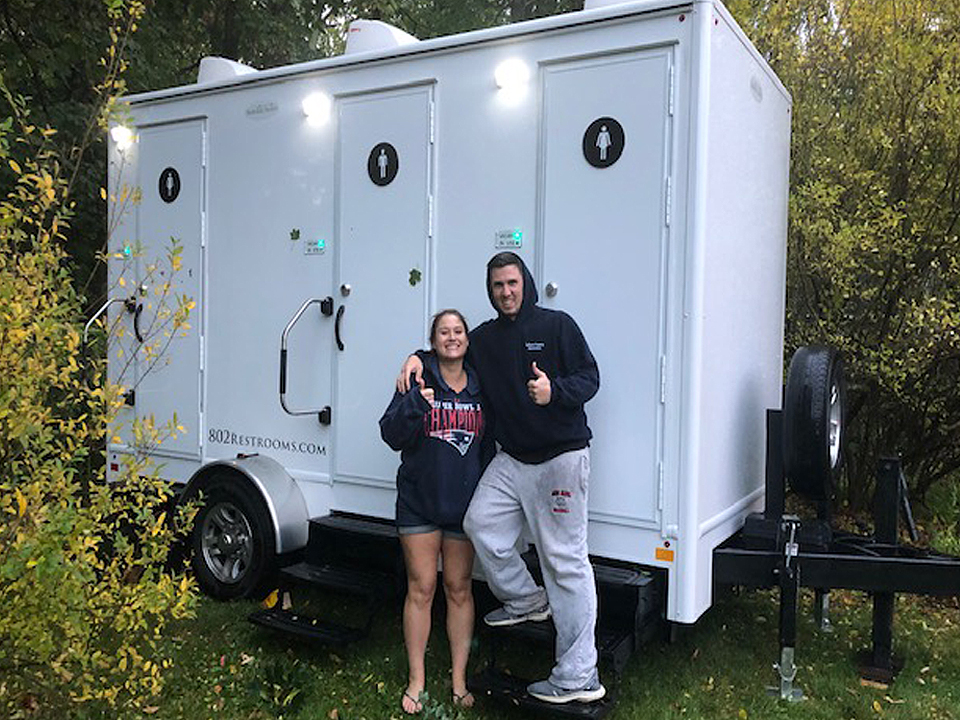 Porta potty rental for Fourth of July event