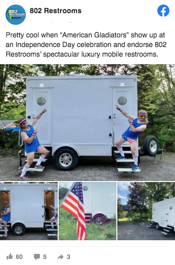 802 Restrooms facebook post