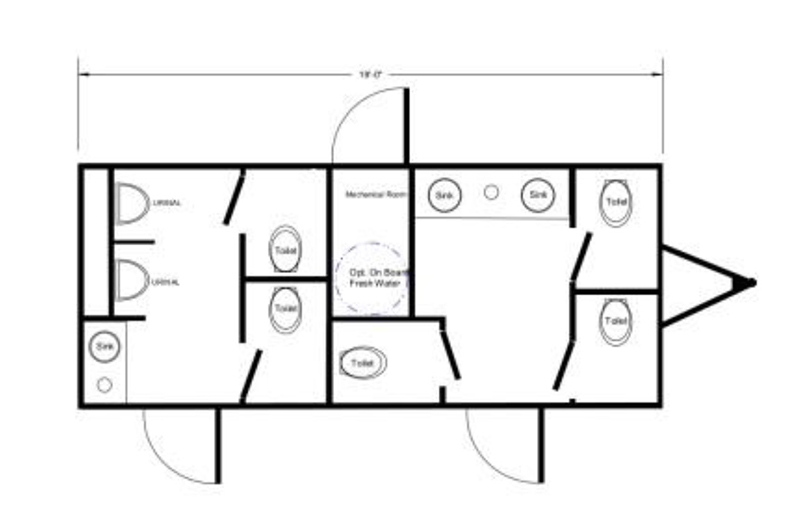 7-Station
Luxury Restroom Trailer