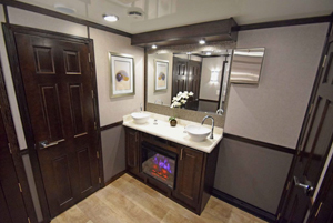 8-Station LEGACY trailer With Fireplace